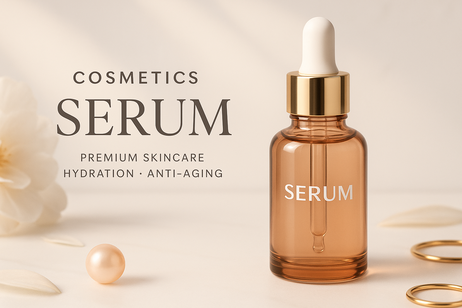 make cosmetics banner on serum