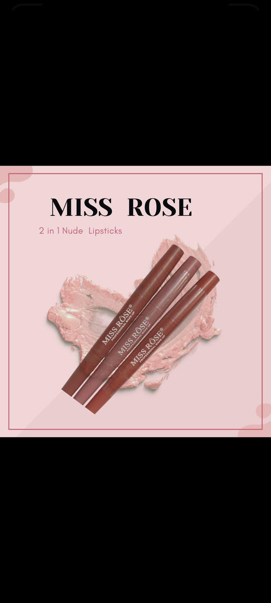 Pack of 3 piece Miss Roz 2 in 1 lipstick